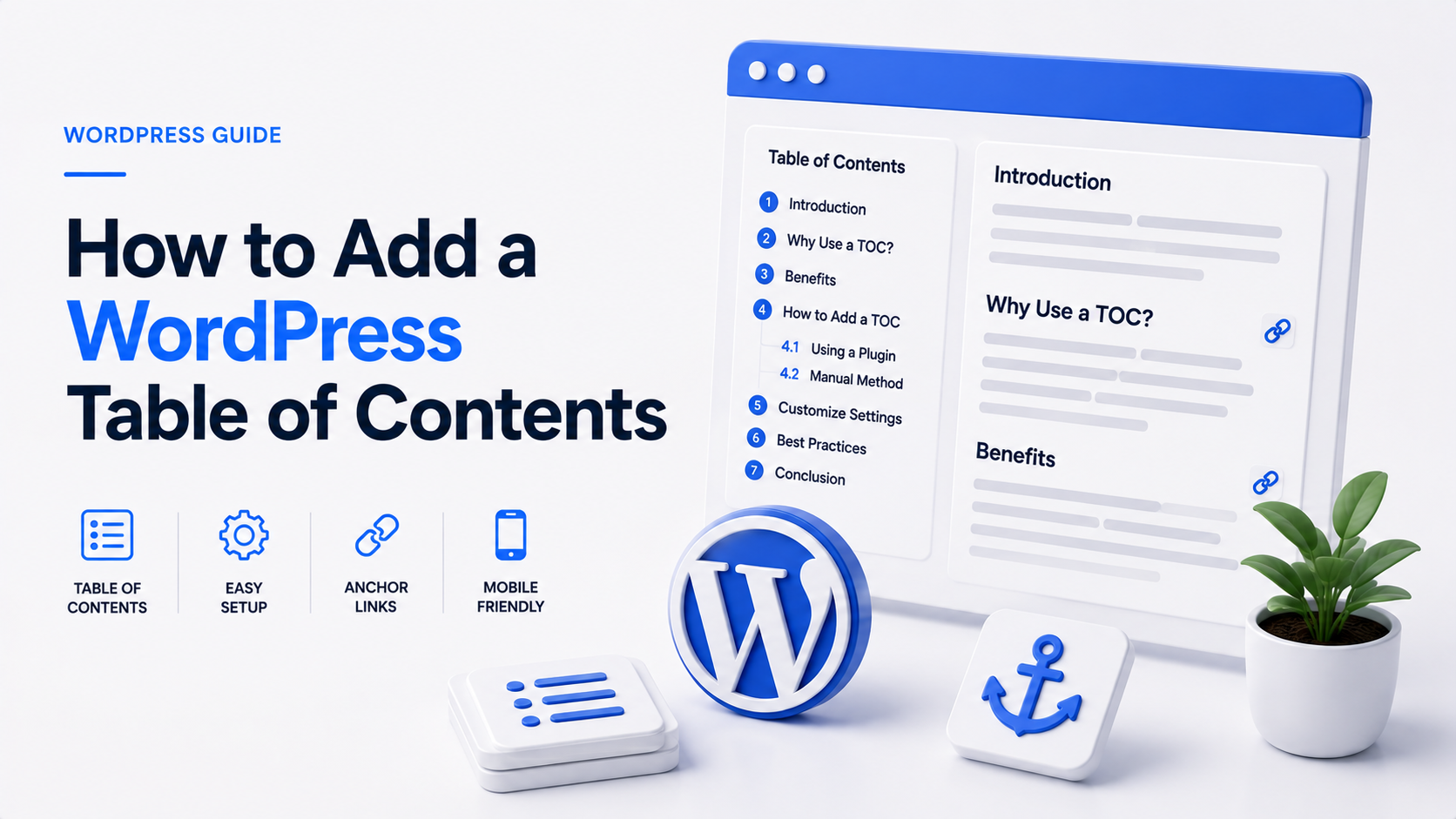 How to Add a WordPress Table of Contents