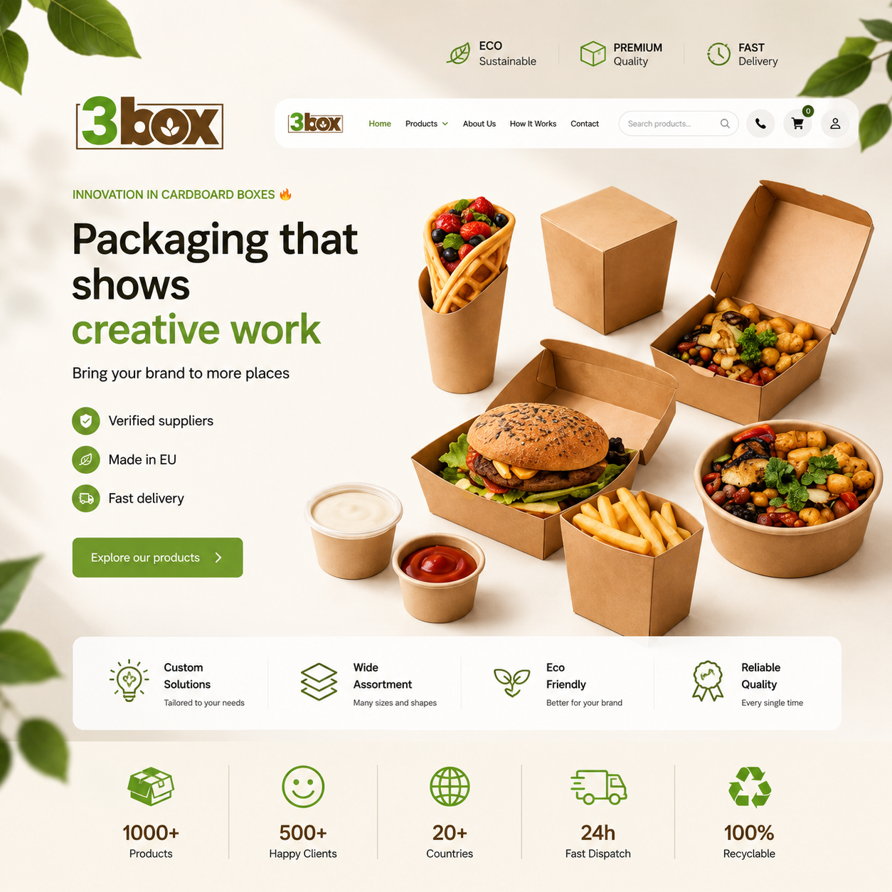 3Box – Packaging E-Commerce Platform