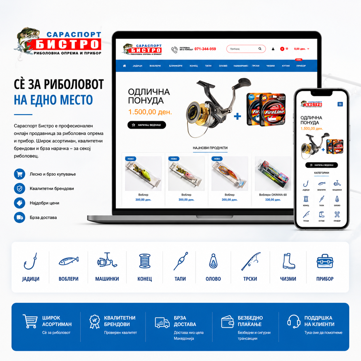 Bistro – Fishing Equipment Store