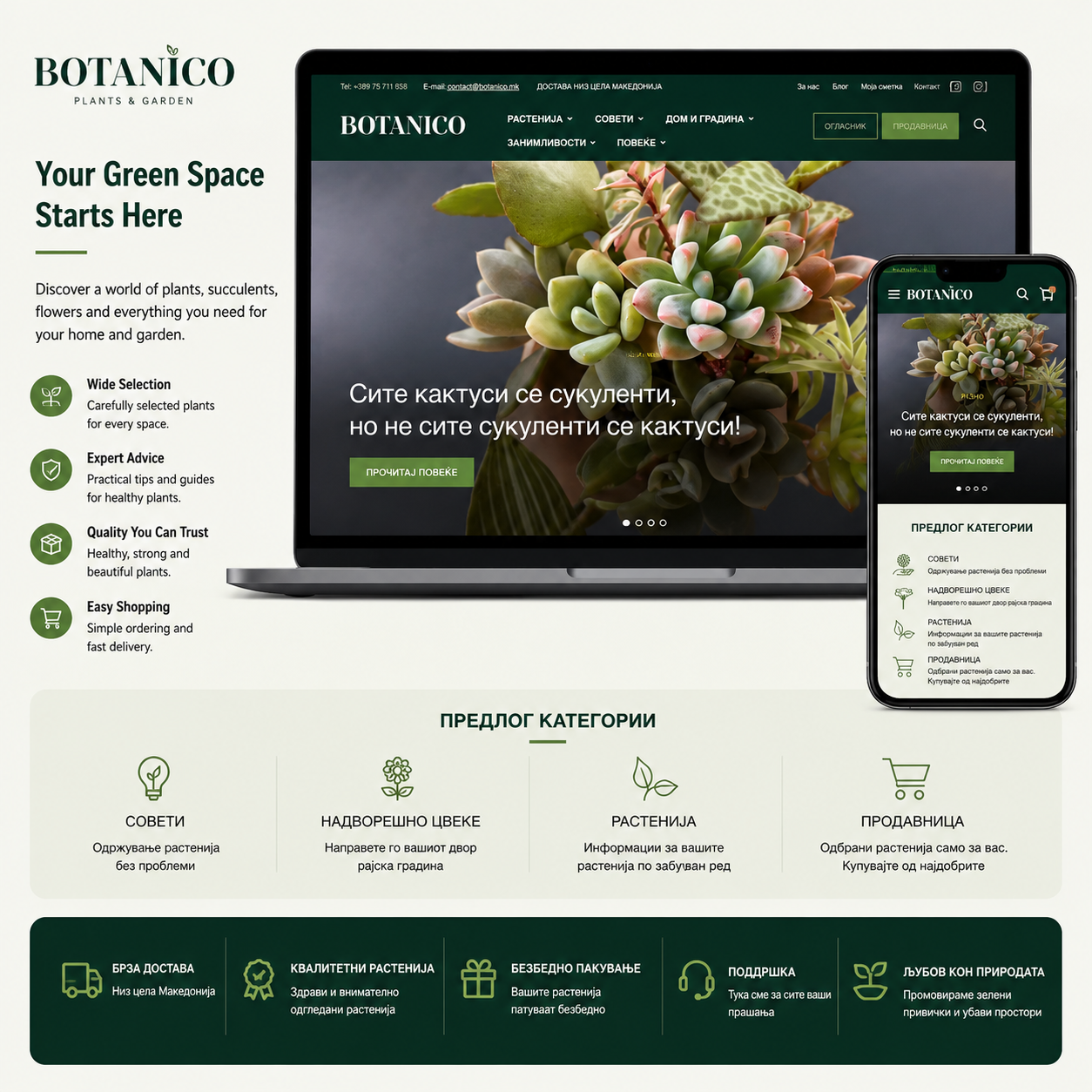 Botanico – Plants & Garden Platform