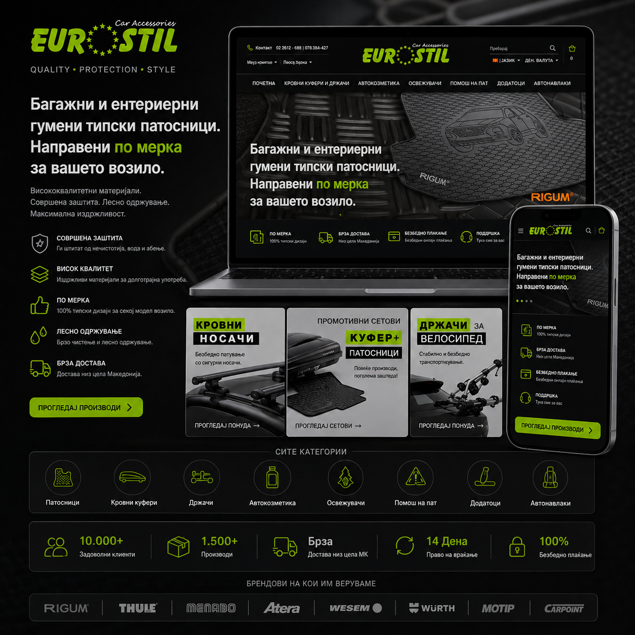 Eurostil - Car Accessories E-Commerce Platform