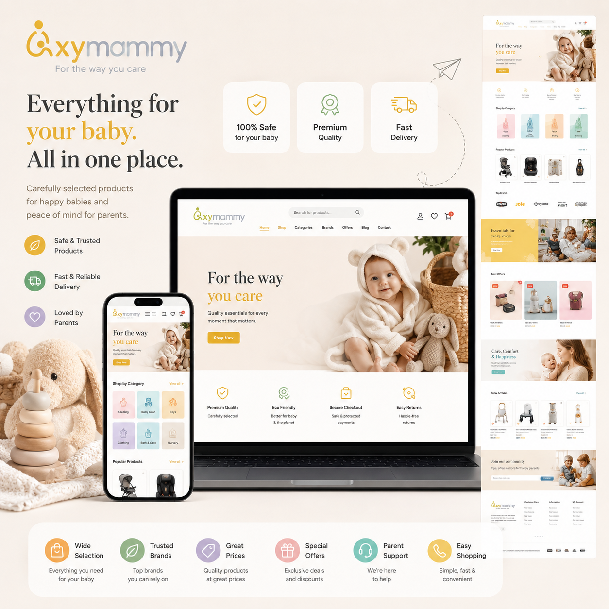 Oxymammy - Baby & Kids E-Commerce Platform