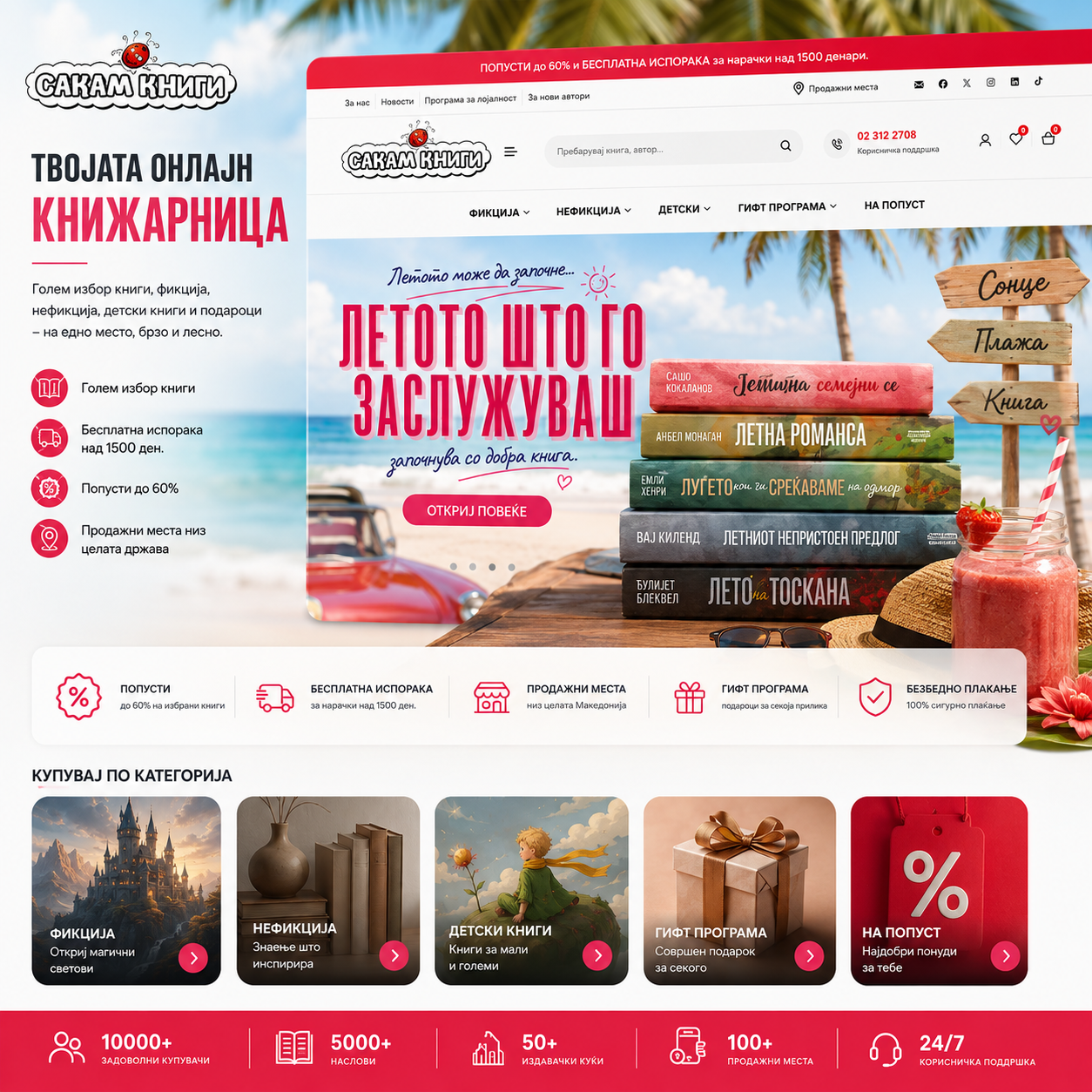 Sakam Knigi - Online Bookstore & E-Commerce Platform