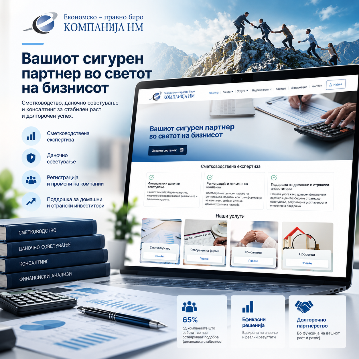 Kompanija NM - Accounting, Tax Advisory & Business Consulting Platform